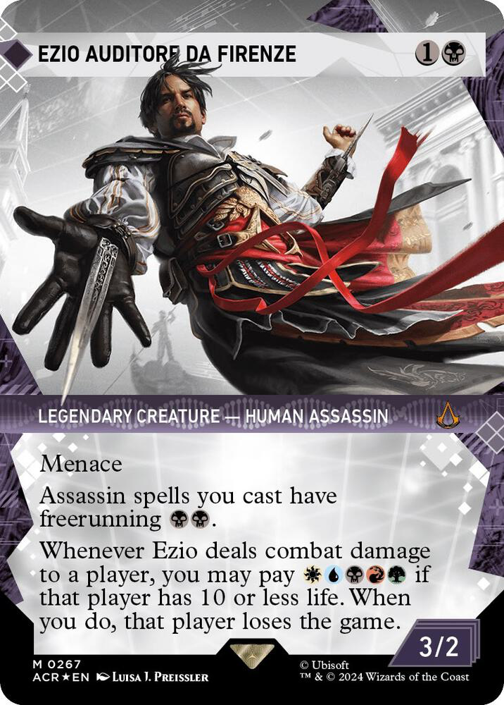 Ezio Auditore da Firenze (Showcase) (Textured Foil) - Universes Beyond: Assassin's Creed (ACR)
