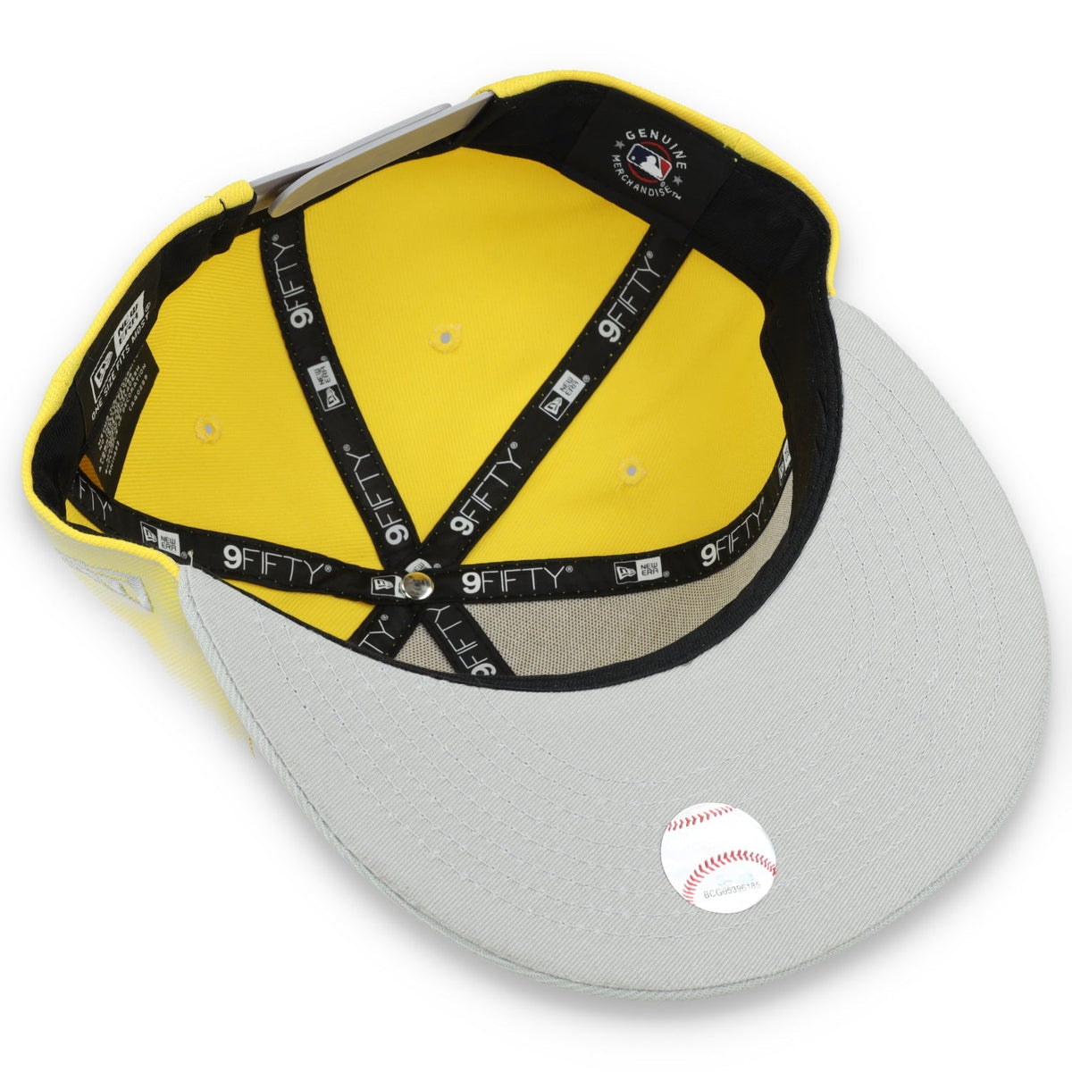 New Era Oakland Athletics 2-Tone Color Pack 9FIFTY Snapback Hat- Yellow/Grey
