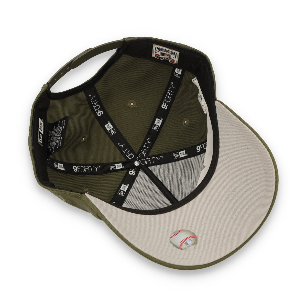 New Era San Francisco Giants 2010 World Series 9FORTY A-Frame Snapback Hat-New Olive