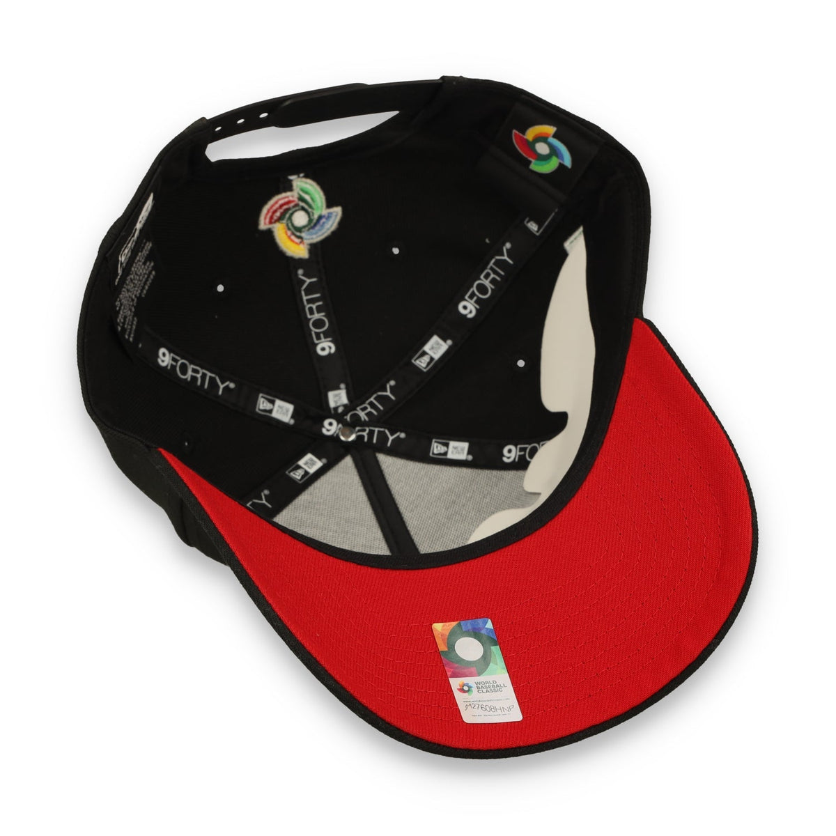New Era Mexico WBC 9FORTY A-Frame Snapback Hat-Black/Red