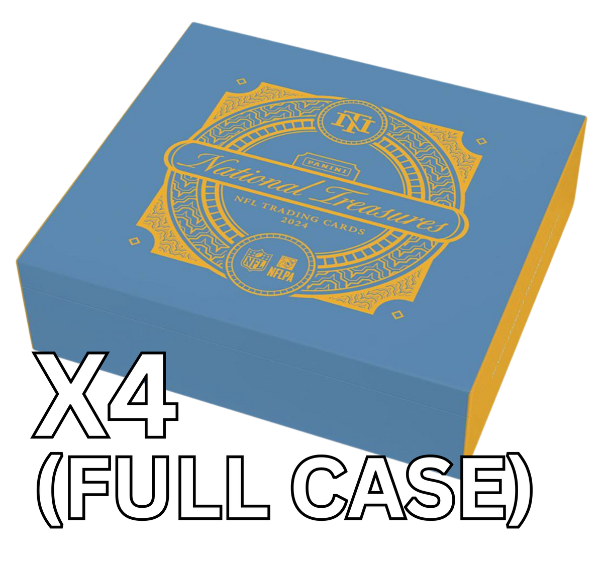 2024 Panini National Treasures Football Hobby CASE (4-Boxes)