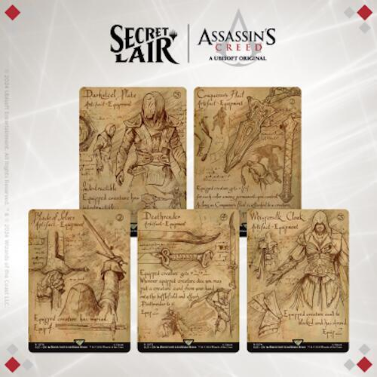 Secret Lair Drop: Secret Lair x Assassin's Creed: Da Vinci's Designs - Non-Foil Edition
