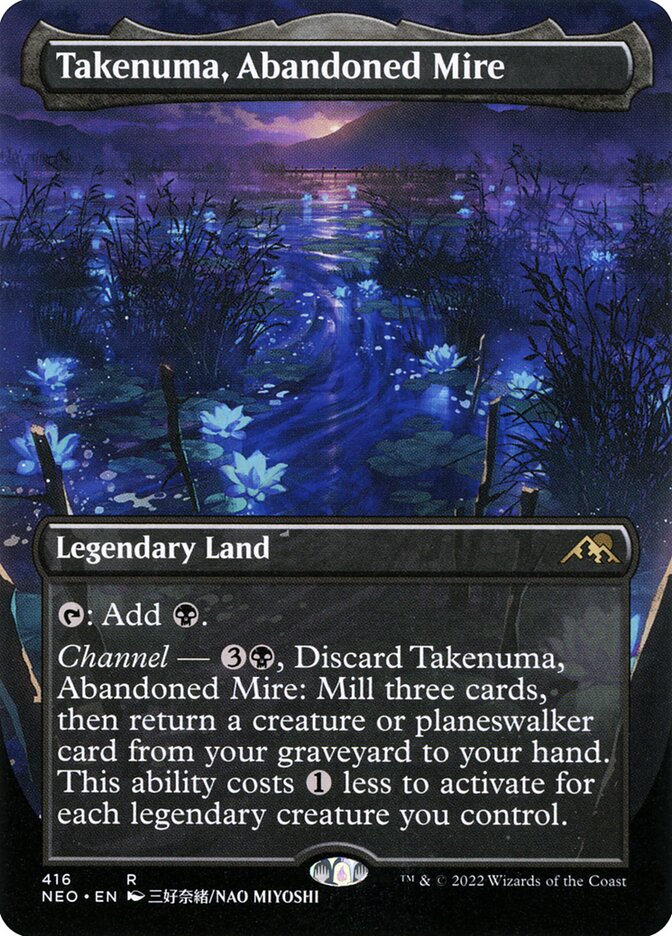 Takenuma, Abandoned Mire (Borderless) - Kamigawa: Neon Dynasty (NEO)