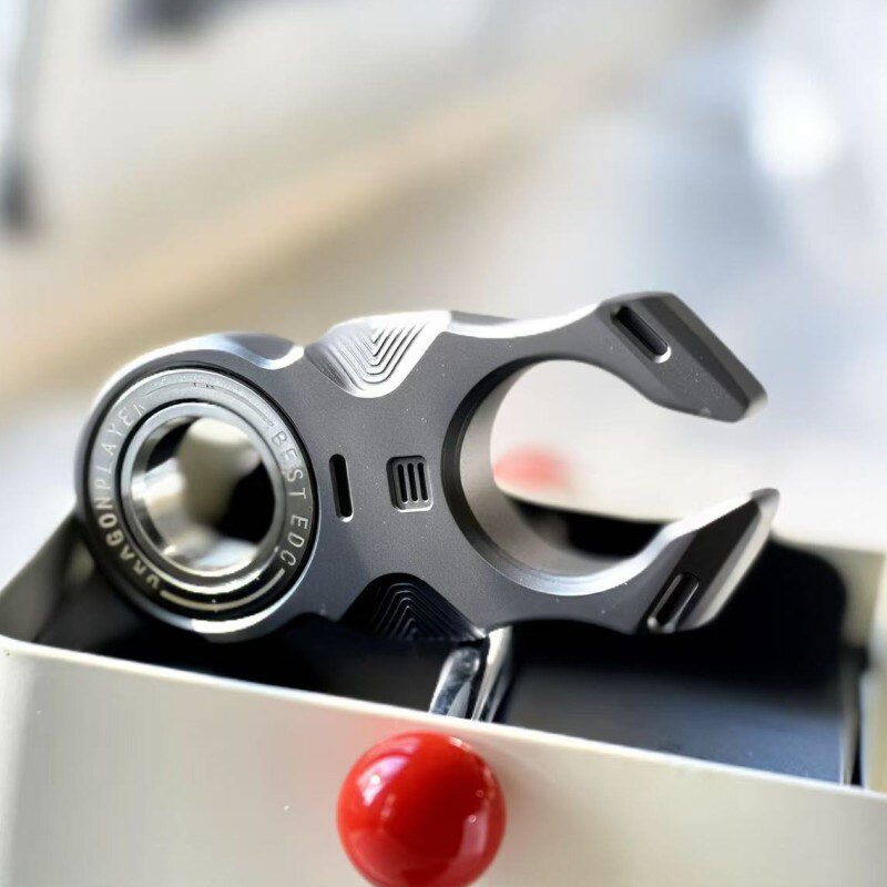 TC21 Titanium Single-Finger Ring Weight – Qianniuwei Aerospace Grade EDC Collectible 111g 8038