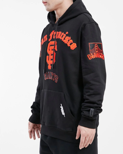 Pro Standard San Francisco Giants Old English FLC Po Hoodie-Black