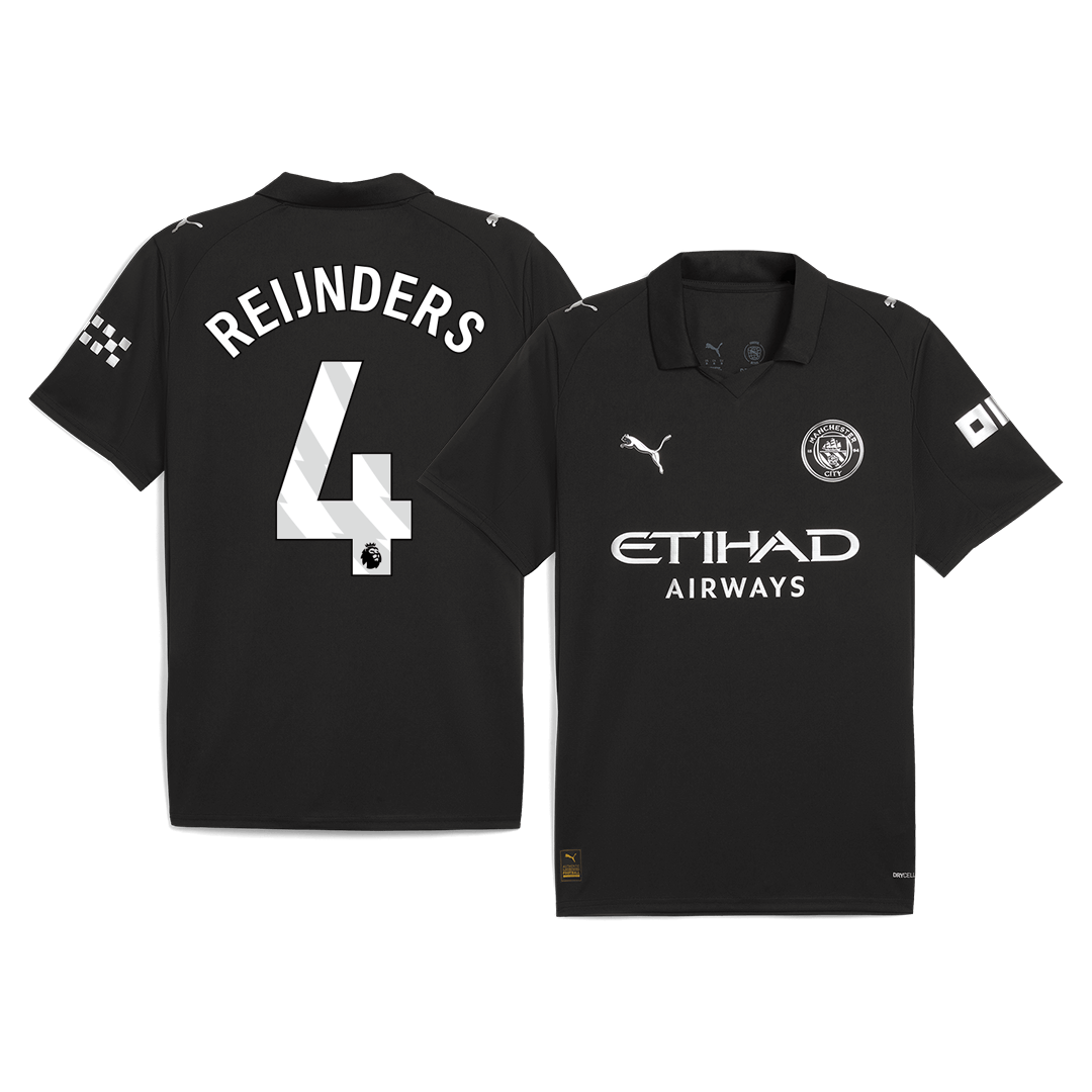 REIJNDERS #4 Mens Manchester City Away Jersey 2025/26