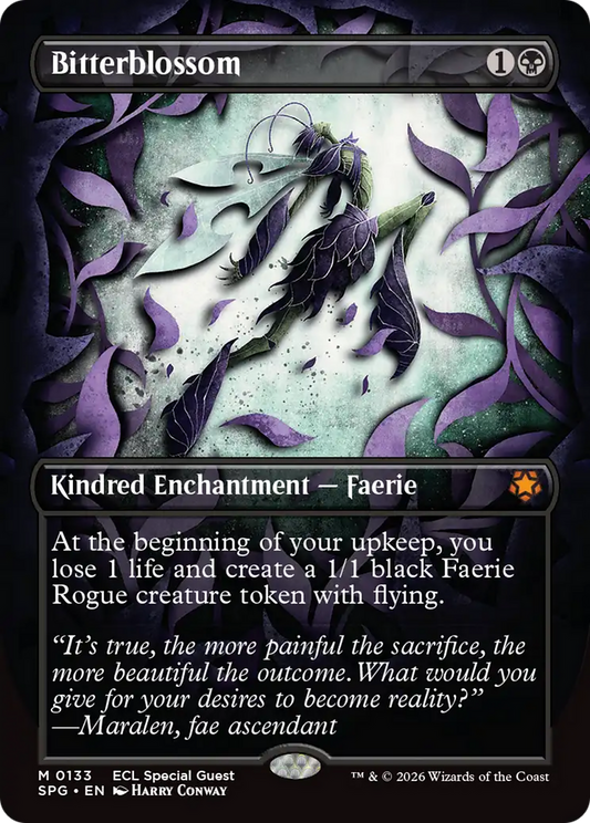 Bitterblossom (Borderless) [Lorwyn Eclipsed Special Guests]