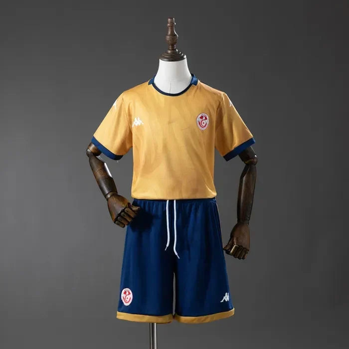 Kids Tunisia Third Jersey 2026 World Cup Football Kit Soccer Shirt