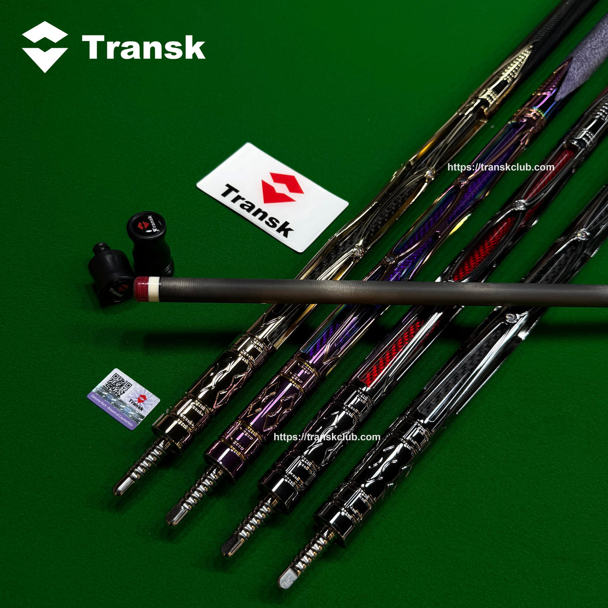 Transk Premium Metal Pool Cue  Set With Box 10.5/11.8/12.5mm Tip Adjustable Balance Weight Black/Gold/Red/Purple Options, Professional Billiard Stick for Advanced Players