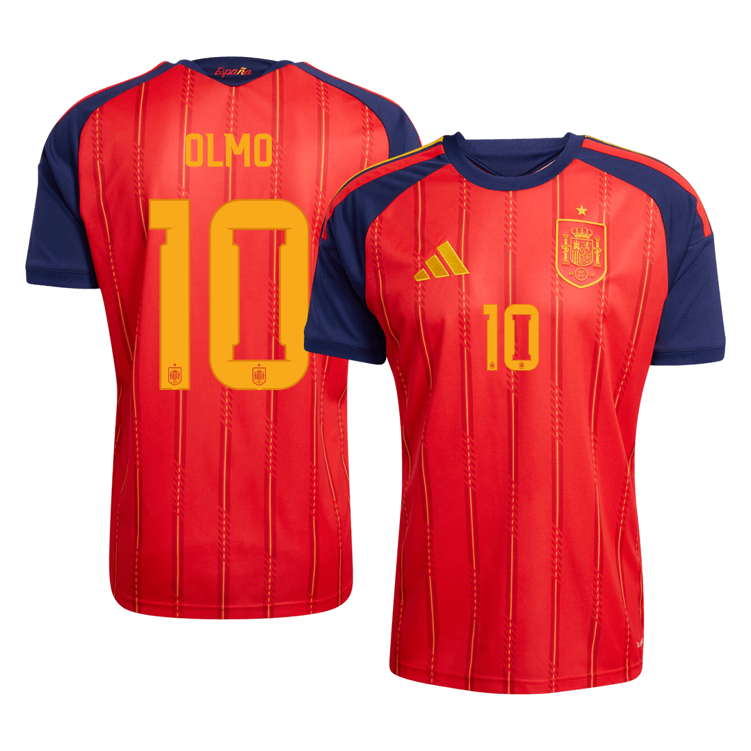 OLMO #10 Mens Spain World Cup Home Jersey 2026 [PREMIUM]