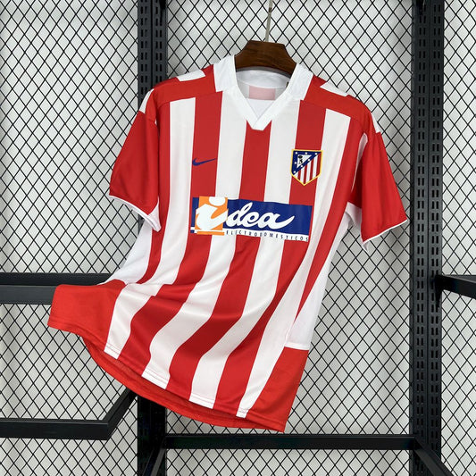 Retro Atletico Madrid Jersey 2002-03 Home Football Kit Soccer Shirt