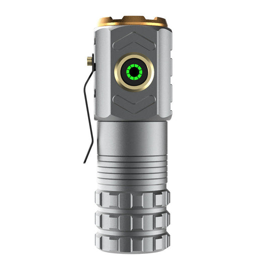 EDC Flashlight Triple LED Magnetic Waterproof Pocket Clip Compact Camping Torch