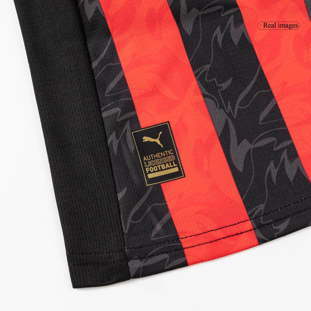 Kids AC Milan Home Full Kit 2025/26