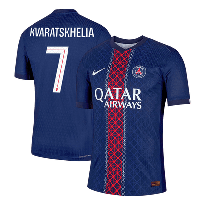 KVARATSKHELIA #7 Mens PSG Home Jersey 2025/26 - Player Version (Slim Fit)
