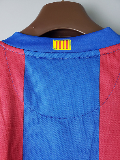 Barcelona Retro Jersey 2007/08 Home Football Jersey Soccer Shirt