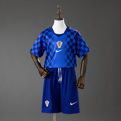 Kids Croatia Away Jersey 2026 World Cup Football Kit Soccer Shirt