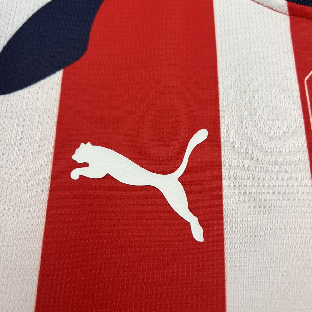Chivas Jersey 25/26 Home Football Kit Soccer Jersey