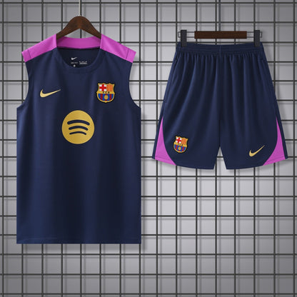 Barcelona Vest Set Training Tracksuits 25/26 Football Kit Soccer Jersey