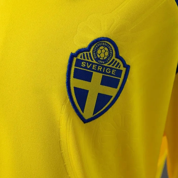 Kids Sweden Home Jersey 2026 World Cup Football Kit Soccer Shirt
