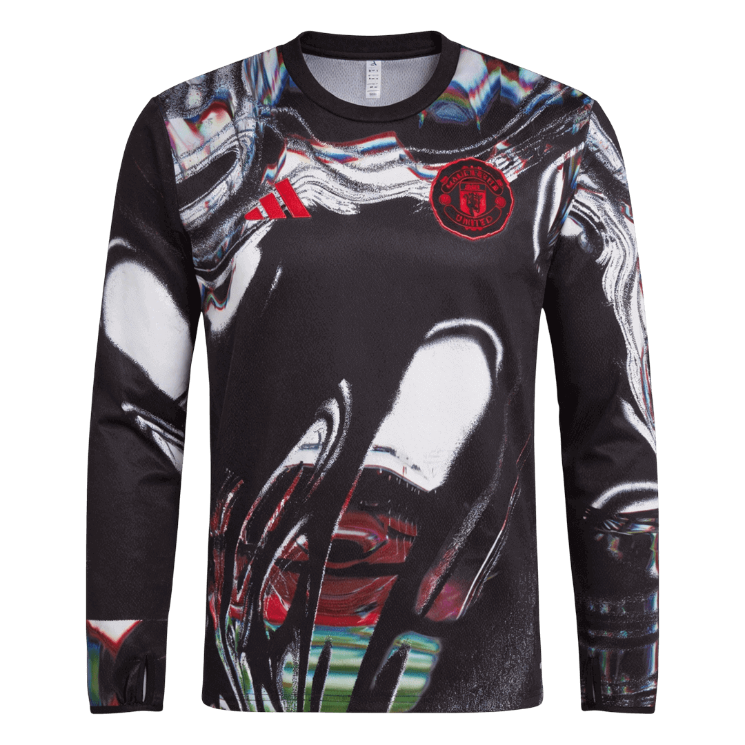 Mens Manchester United Pre-Match Long Sleeve Jersey 2025/26