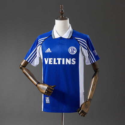 Schalke 04 Jersey 1998-00 Home Retro Football Kit