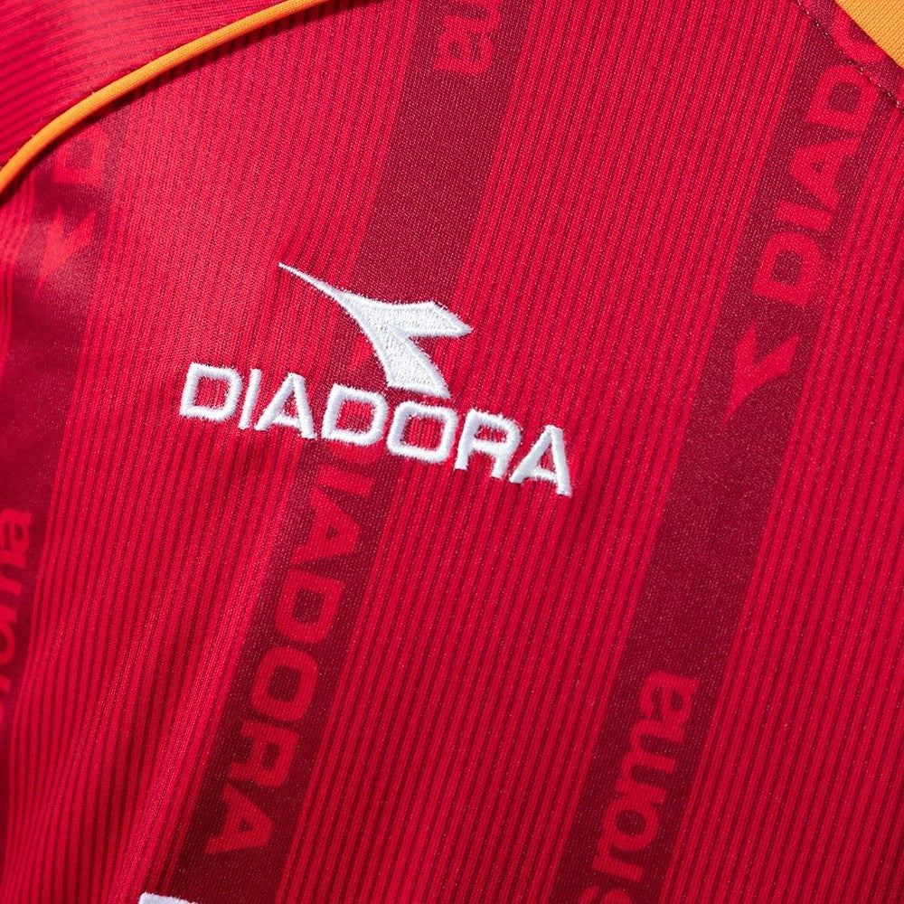 Rome Jersey 1999-00 Home Retro Football Kit Long Sleeves