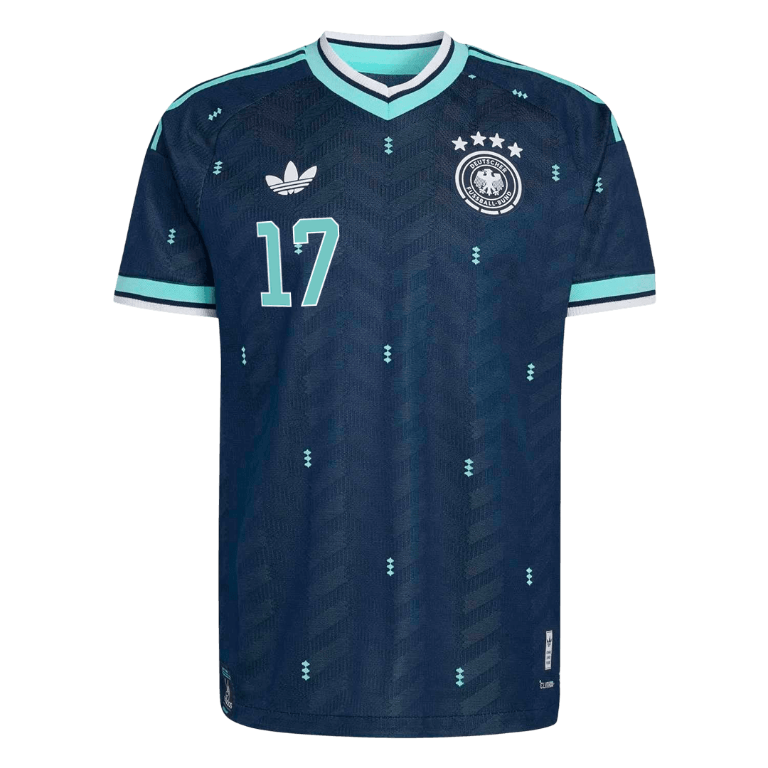 WIRTZ #17 Mens Germany World Cup Away Jersey 2026 - Player Version (Slim Fit)