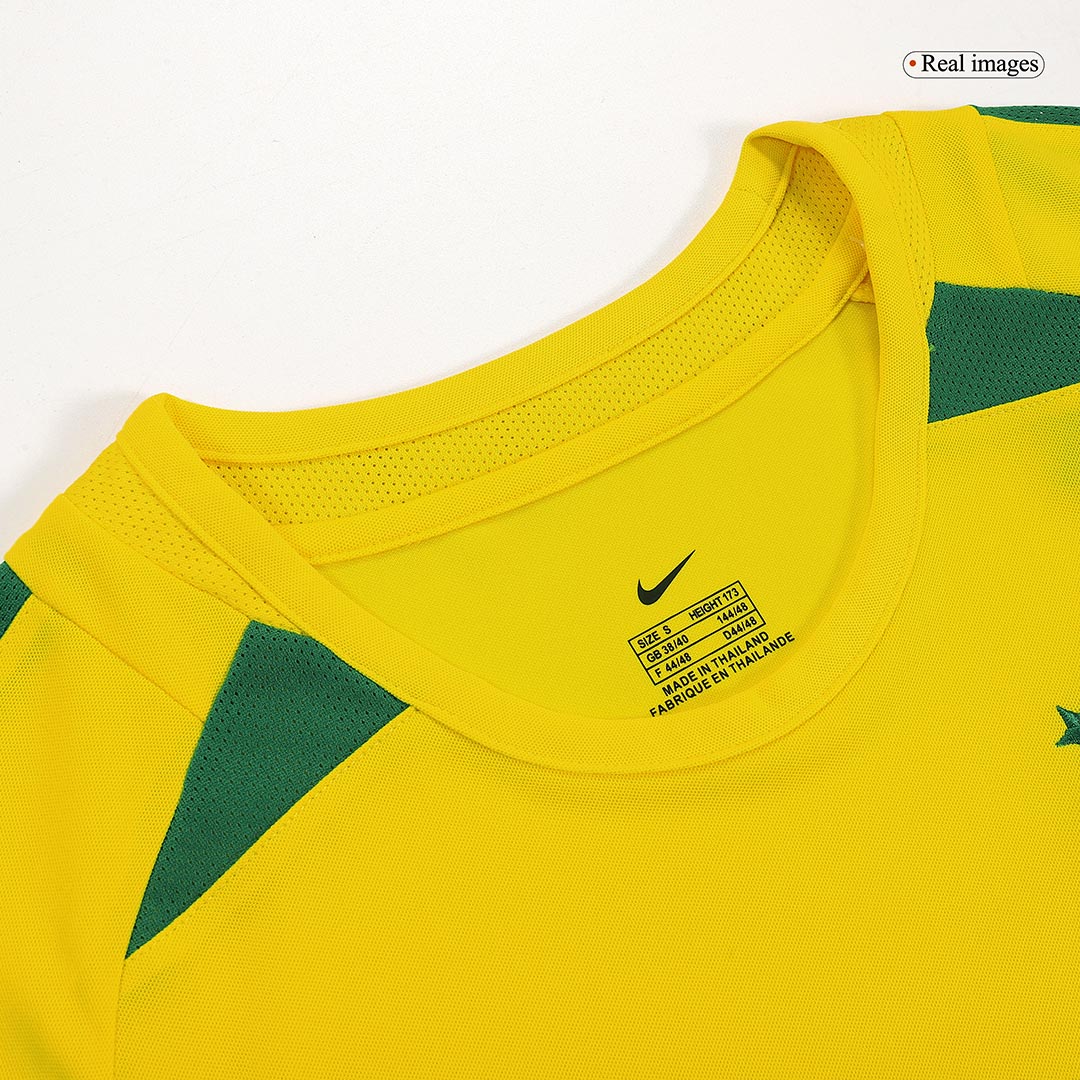 Retro RONALDINHO #11 2002/03 Mens Brazil Home Jersey