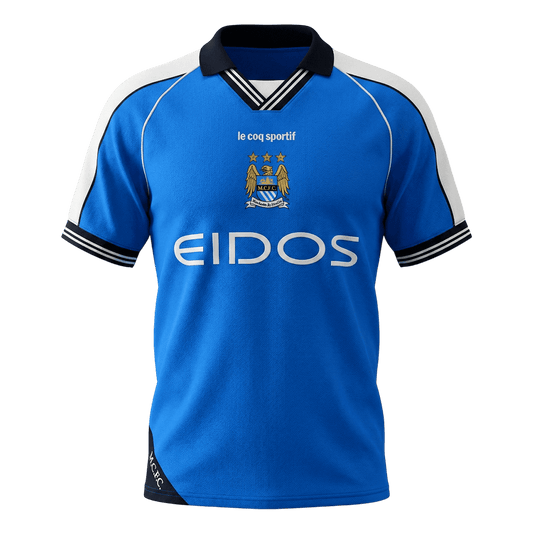 Retro 1999/01 Mens Manchester City Home Jersey