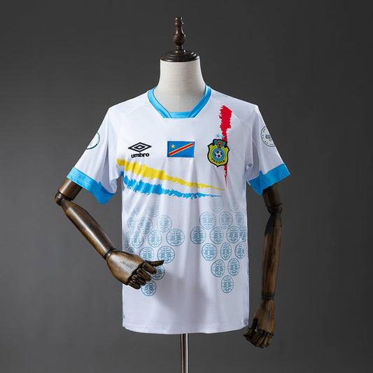 Congo Jersey 2026 World Cup White Blue Football Kit
