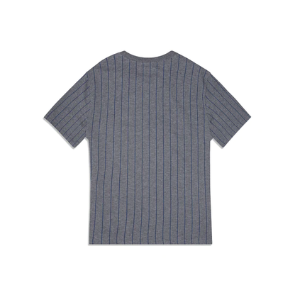 New Era Los Angeles Dodgers Striped Gray T-Shirt-Grey