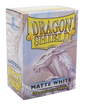 Dragon Shield Sleeves: White Matte (Box of 100)