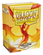 Dragon Shield Sleeves: Yellow Matte (Box Of 100)