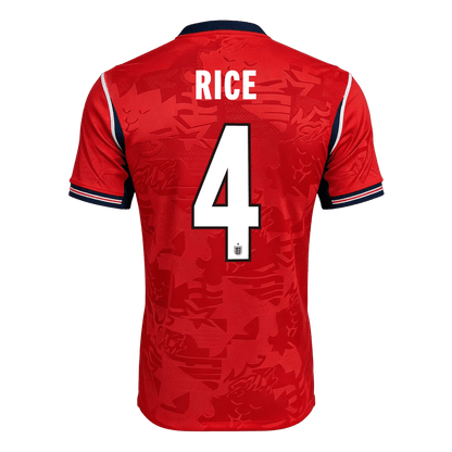 RICE #4 Mens England World Cup Away Jersey 2026 - Player Version (Slim Fit)