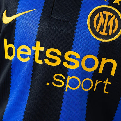 Kids Inter Milan Home Jersey 2026-2027 Football Kit Soccer Shirt