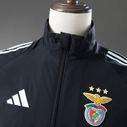 Benfica Windbreaker 1992-93 Black Football Jacket