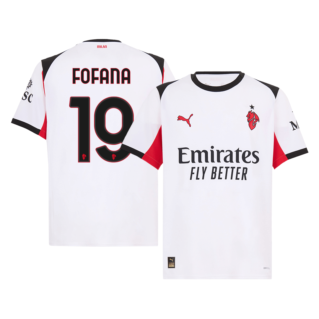 FOFANA #19 Mens AC Milan Away Jersey 2025/26