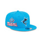 New Era Miami Marlins City Connect Icon 9FIFTY Snapback Hat-blue