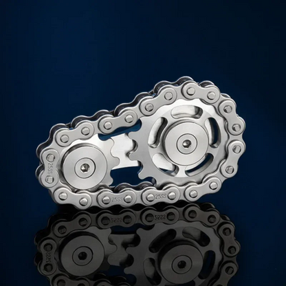 Fidget Spinner Metal Stainless Steel Bearings - GearSpin 75g Smooth Spin EDC Stress Relief ADHD