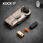 Fidget Toy 3-in-1 Ratchet Spinner Launcher - Fold n Fire Alloy Glock Colt EDC Stress Relief