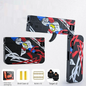 Soft Bullet Gun Foldable Toy Stainless Steel Mini Blaster Fidget Toy Stress Relief EDC Toy