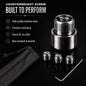 Precision Pool Cue Weight Kit – Adjustable Balance System with 3 Weights, Adapter, Hex Wrench & Storage Pouch