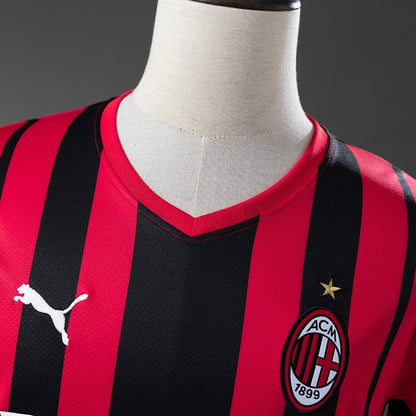 AC Milan Home Jersey 2021-22 Retro Football Kit Soccer Jersey