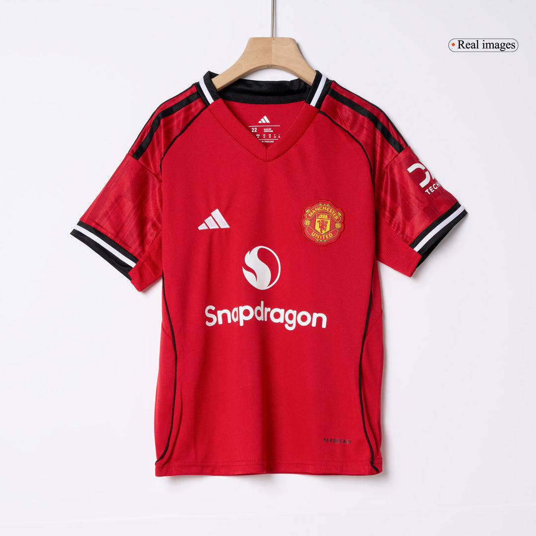 Kids Manchester United Home Kit 2025/26