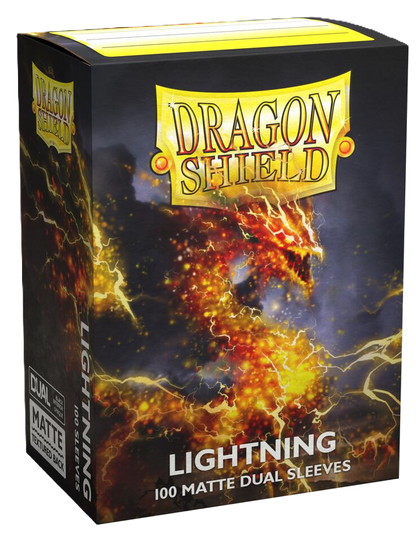 Dragon Shield Sleeves: Lightning Standard Dual Matte (Box Of 100)