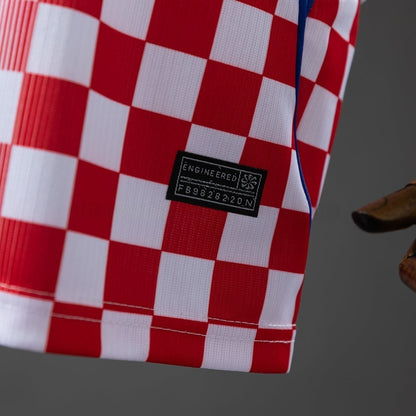 Kids Croatia Home Jersey 2026 World Cup Football Kit Soccer Shirt
