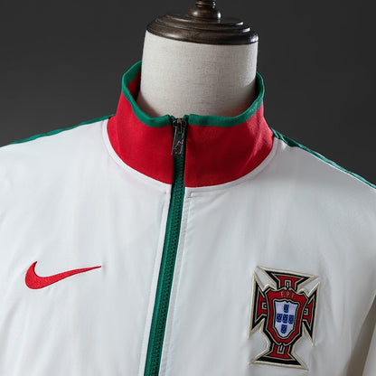 Portugal Windbreaker 2010 White Football Soccer Jacket