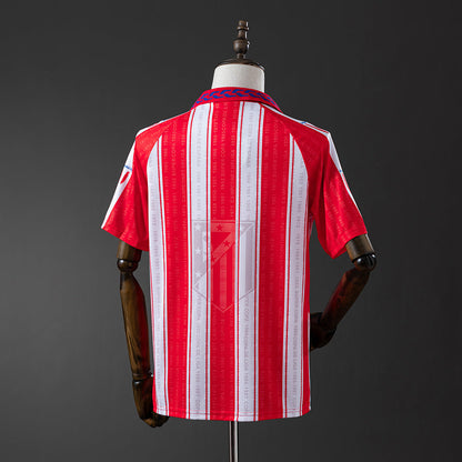 Atletico Madrid Jersey 1995-96 Home Retro Football Kit