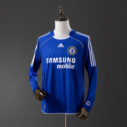 Chelsea Jersey 2006/07 Home Retro Football Kit Long Sleeves