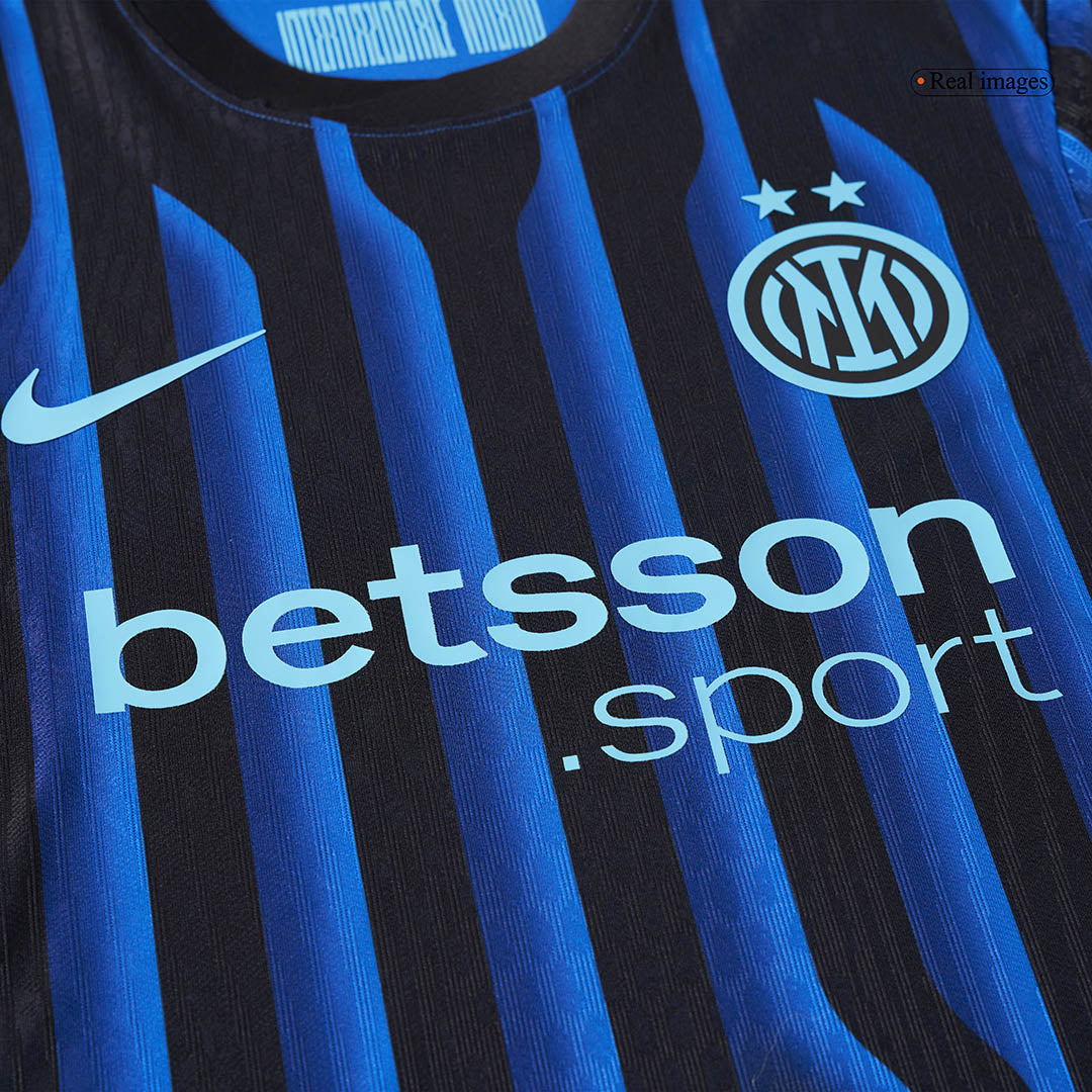 PAVARD #28 Mens Inter Milan Home Jersey 2025/26 - Player Version (Slim Fit)